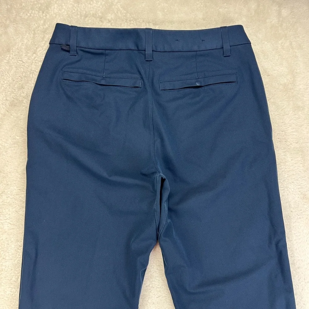 Lululemon Commission Chino Pants Mens 30 Navy Blue Golf Stretch Activewear Work